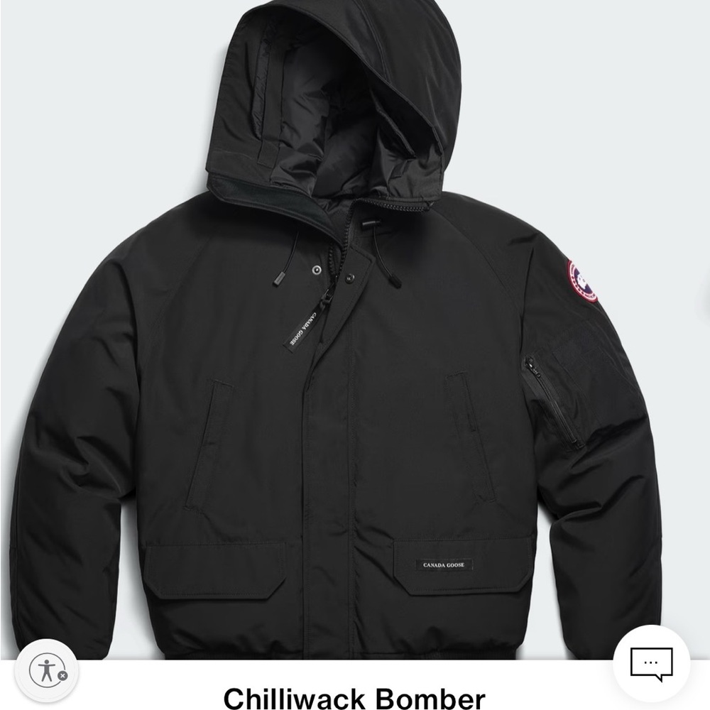 Canada Goose Chilliwack Bomber Jacket in Black